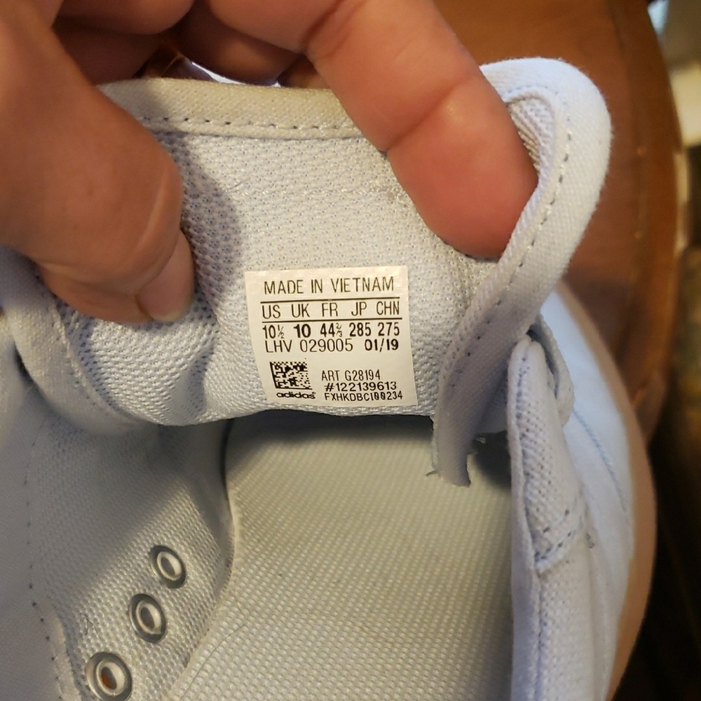 Adidas Men's White and Brown Sneakers - Picture 5 of 6